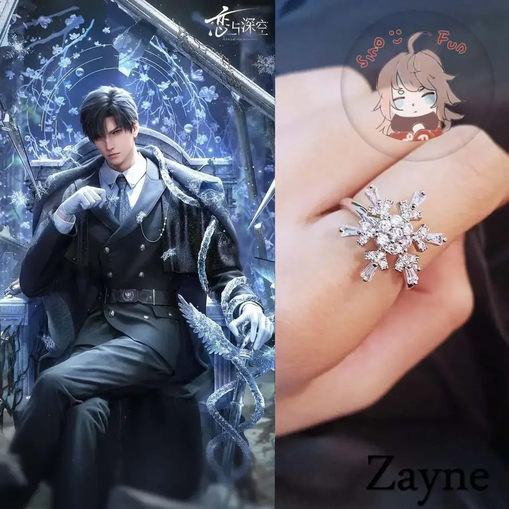 Love and Deepspace Fanmade Rings, Caleb, Rafayel, Zayne, Xavier